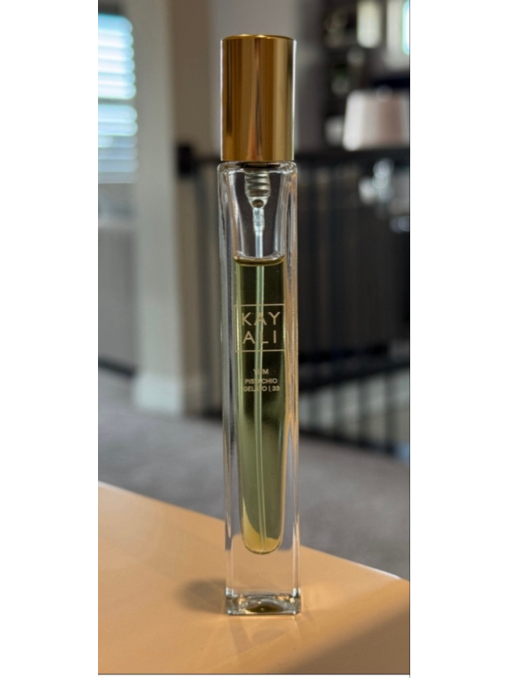 Women's Kayali Yum Pistachio Gelato .33 ounce Intense Travel Spray